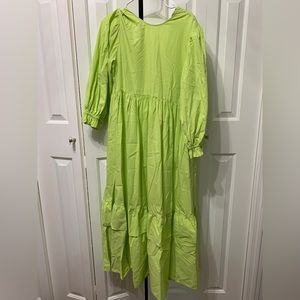 Toit Volant Muumuu Tier Ruffle Dress